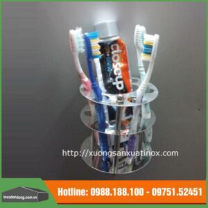 Kệ inox để kem đánh răng và bàn chải inox 304