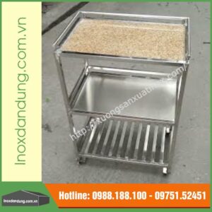 Kệ inox mặt đá