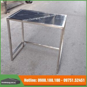 Kệ inox mặt đá