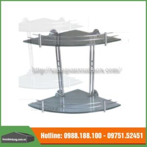 Kệ kính góc 2 tầng