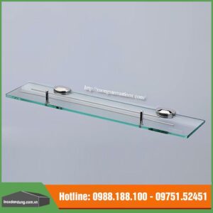 Kệ kính phòng tắm inox 304 kính cường lực
