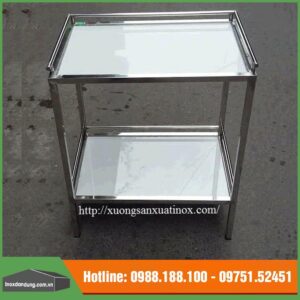 Kệ lò vi sóng 2 tầng inox