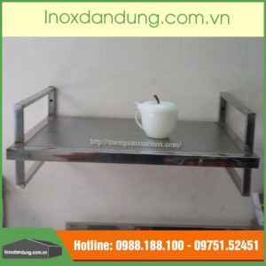 Kệ lò vi sóng inox treo tường