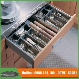 Khay để thìa inox