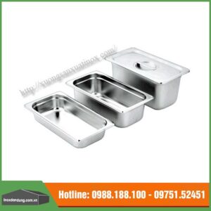 Khay inox giữ nhiệt nhà hàng