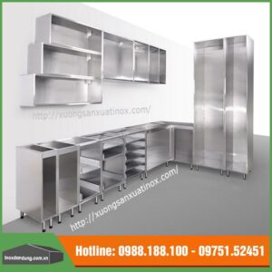Khung tủ bếp inox