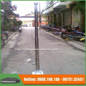 Mẫu cột cờ inox 304 đẹp