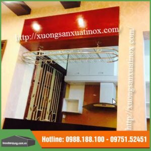 Mẫu giá treo ly inox