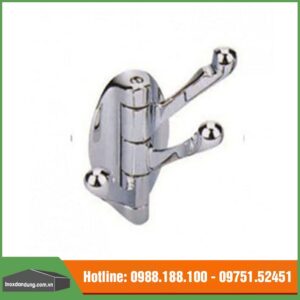 Móc treo quần áo inox 3 chấu gắn tường nhà vệ sinh