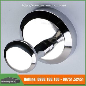 Móc áo khuyên tròn đơn inox đúc rất đẹp