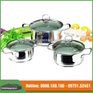 Nồi, xoong Inox