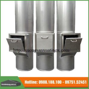 Ống thu rác inox cho chung cư