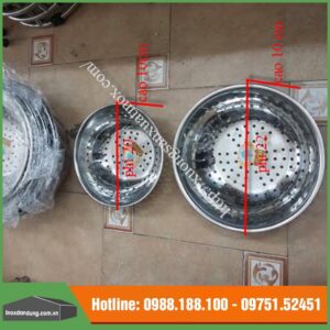 Rổ inox đục lỗ
