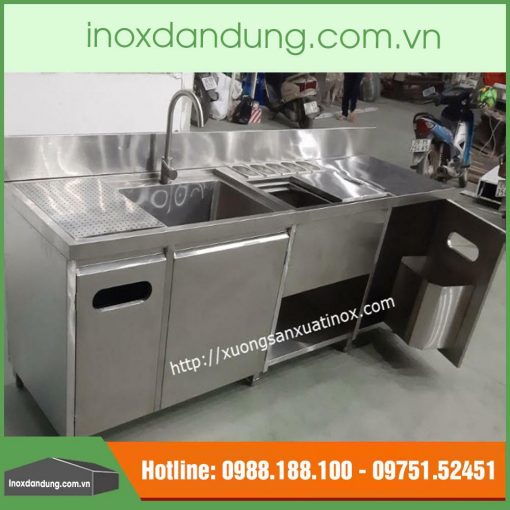 San xuat tu tra sua inox 304 | Inox dân dụng Toán Huệ