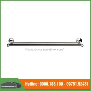 Giá Treo Khăn Đôi Inox SUS 304 Cao Cấp Tinh Tế Cho Nhà Vệ Sinh