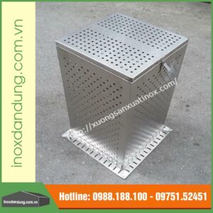 Thùng đục lỗ inox