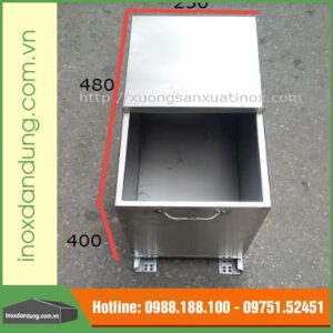 Thùng đựng gạo inox
