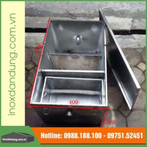 Thùng lọc mỡ inox