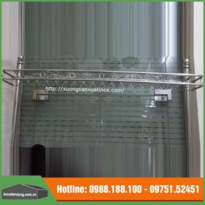 Treo ly quầy bar inox thẳng