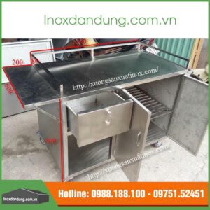 Tủ bán hàng nước inox