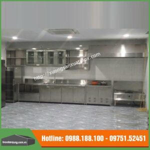 Tủ bếp inox cao cấp khu công nghiệp
