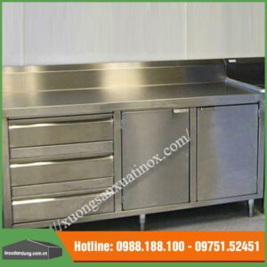 Tủ bếp inox nhỏ