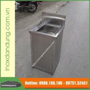 Tủ chậu inox 1 hố cao cấp