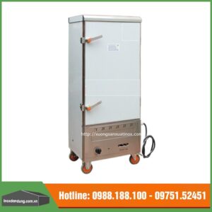 Tủ cơm công nghiệp 12 khay dùng gas