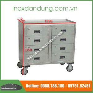Tủ inox 8 ngăn cao cấp