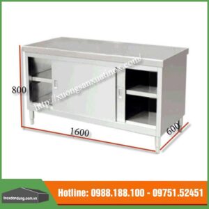 Tủ sơ chế inox