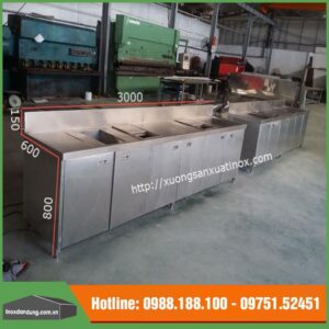 Tủ trà sữa inox