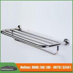Giàn vắt khăn 2 tầng inox 304 cao cấp