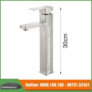 Vòi Lavabo nóng lạnh inox 304