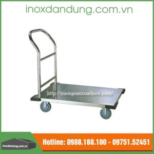 Xe đẩy hành lý inox