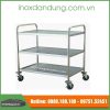 Xe day inox 3 tang | Inox dân dụng Toán Huệ