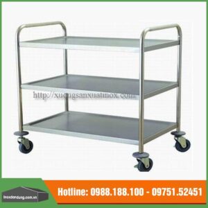 Xe đẩy inox bệnh viện cao cấp
