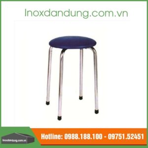 Ghế đôn inox mặt nệm