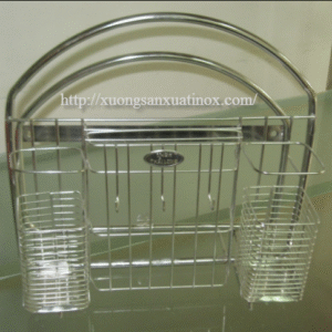 Giỏ Đũa Inox 2 Hố