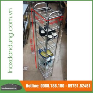 Giá để dép inox nhỏ