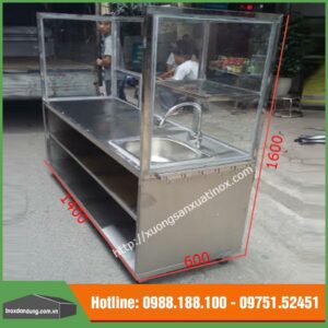 Tủ bán hàng thực phẩm inox