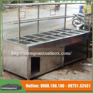 Tủ inox bán hàng