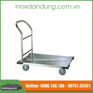 Xe đẩy hàng inox