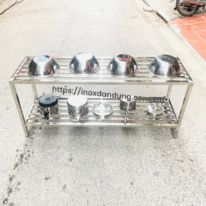 Kệ để xoong nồi 2 tầng