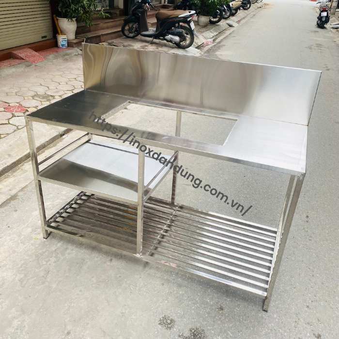 Kệ inox 201 để bếp từ 