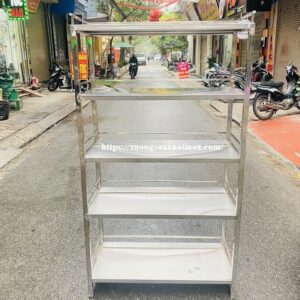 Kệ 5 tầng inox để đồ