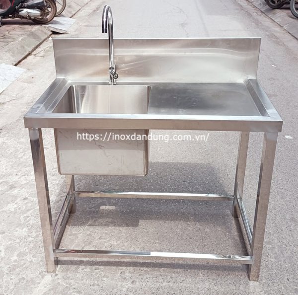 Chau rua inox cong nghiep cho nha bep nha hang hinh anh | Inox dân dụng Toán Huệ