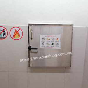 Cửa ngăn mùi nhà rác chung cư đạt tiêu chuẩn
