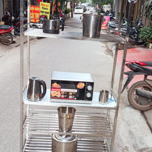Kệ inox 304 để lò vi sóng làm theo yêu cầu