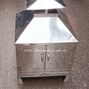 lư hóa vàng inox