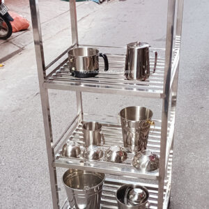 kệ inox 304 làm theo yêu cầu giá rẻ - Hình ảnh